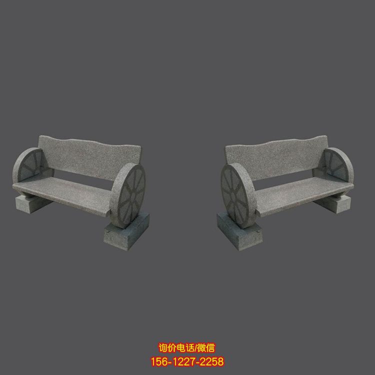 大理石青石雕塑，為公園增添美感