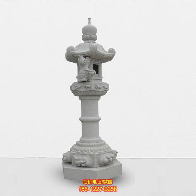 仿古青石雕塑，為寺廟建筑增添靈動之美