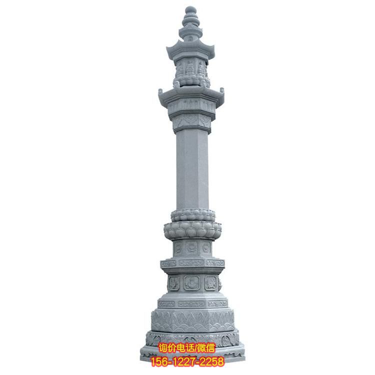 大理石石雕雕塑，為寺廟增添神秘氣息