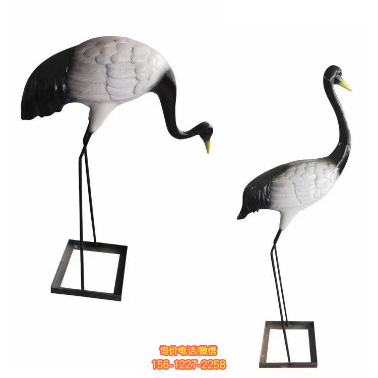 玻璃鋼仙鶴景觀雕塑，給你一個寧靜的心靈空間