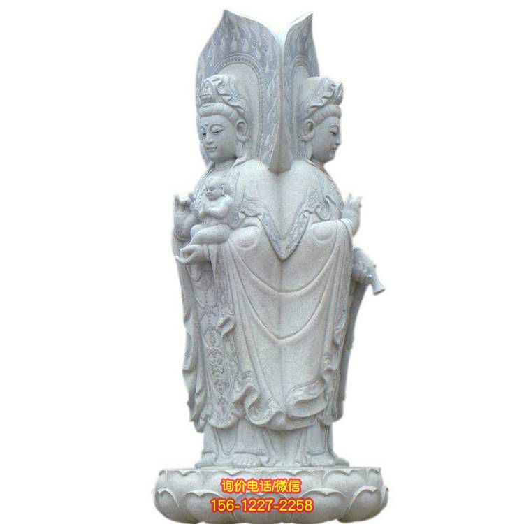 傳承經典，精美石雕觀音雕塑