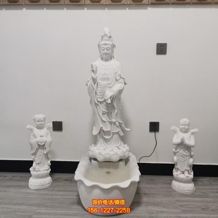 羅漢大理石雕塑，美化景區(qū)