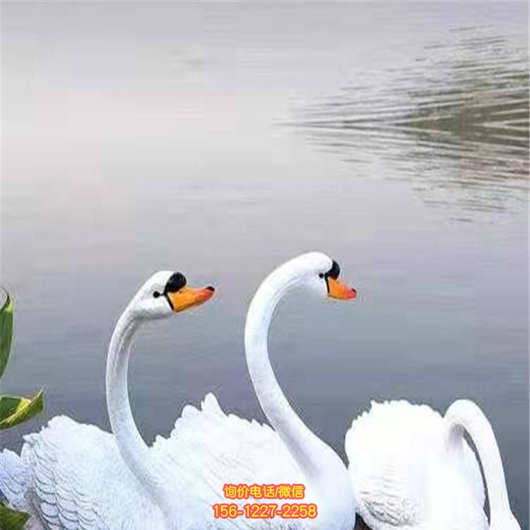 玻璃鋼仿真天鵝雕塑，給室內裝飾帶來溫馨美感