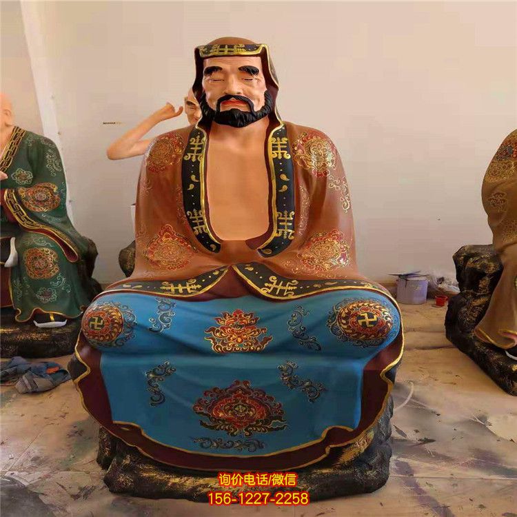 樹脂彩繪十八羅漢廠家 玻璃鋼十八羅漢雕塑廠家 _11236 樹脂彩繪十八羅漢廠家 玻璃鋼十八羅漢雕塑廠家 _11236