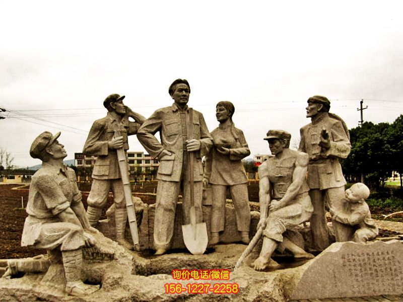 景區(qū)創(chuàng)意景觀不銹鋼銅雕戰(zhàn)士與毛澤東雕塑 景區(qū)創(chuàng)意景觀不銹鋼銅雕戰(zhàn)士與毛澤東雕塑