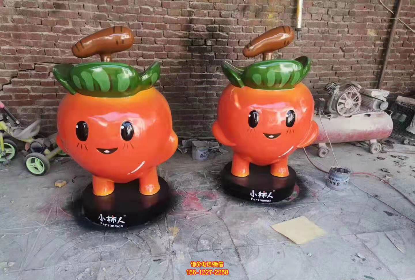 戶外幼兒園玻璃鋼卡通南瓜雕塑 戶外幼兒園玻璃鋼卡通南瓜雕塑