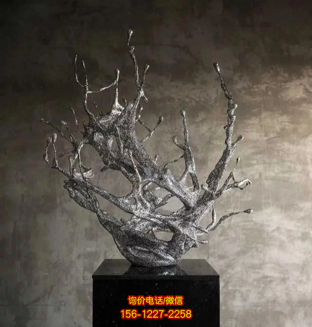 室內(nèi)廣場(chǎng)不銹鋼抽象藝術(shù)景觀雕塑 室內(nèi)廣場(chǎng)不銹鋼抽象藝術(shù)景觀雕塑