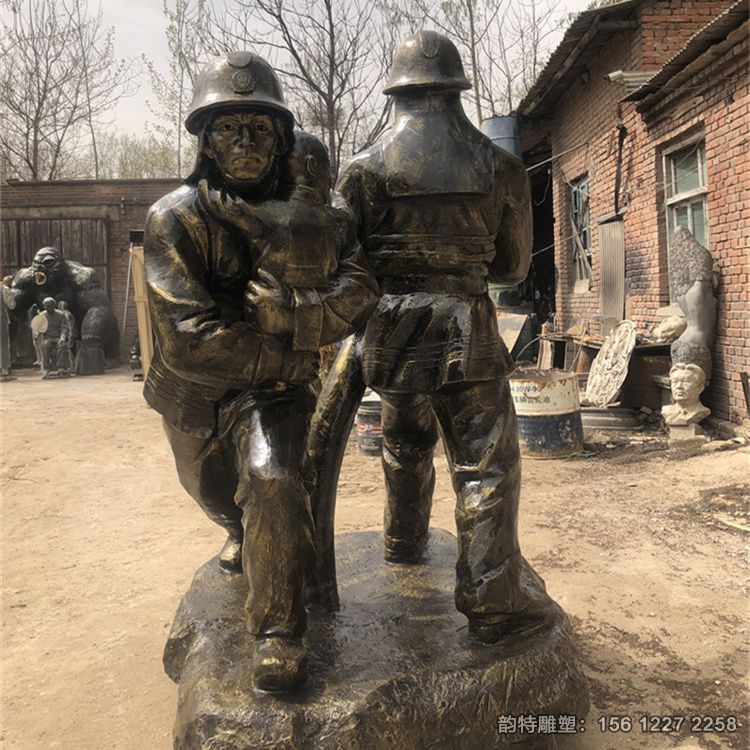 消防員雕塑86 消防員雕塑86