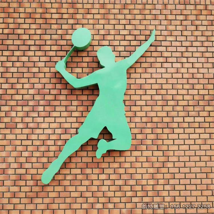 打羽毛球雕塑14 打羽毛球雕塑14