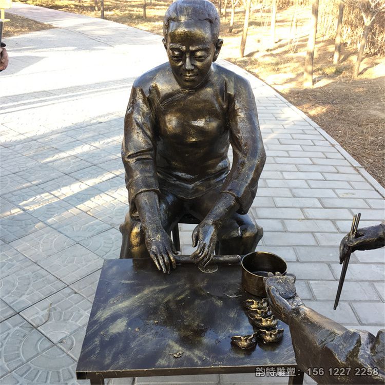 包餃子雕塑18 包餃子雕塑18