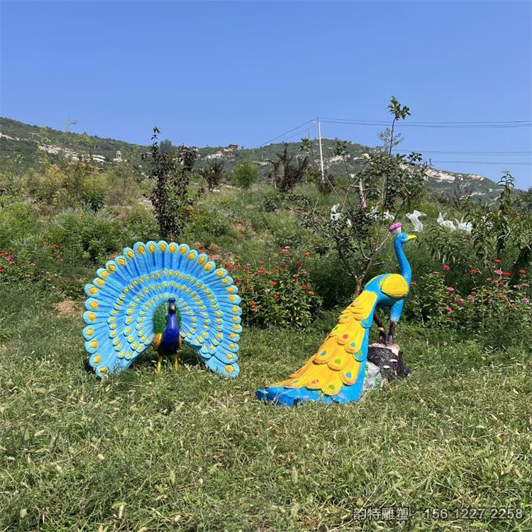 孔雀雕塑33 孔雀雕塑33