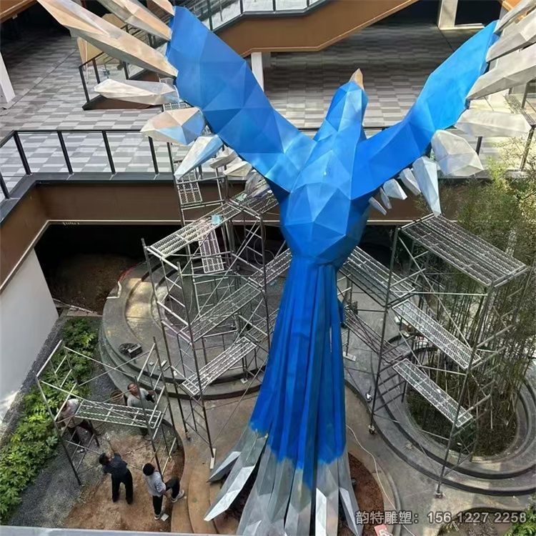 定制廣場大鳥雕塑 大型不銹鋼鳥雕塑